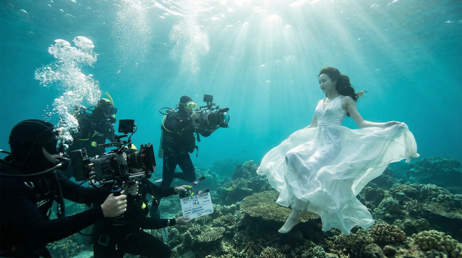 17c一起草萝莉岛栏目水下拍摄现场花絮