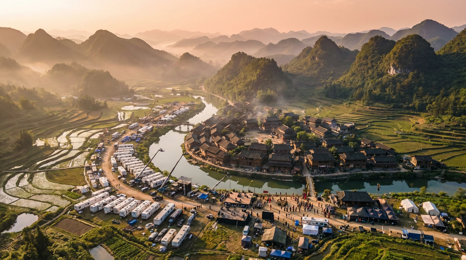 17c一起草海角社区栏目航拍外景拍摄基地全景